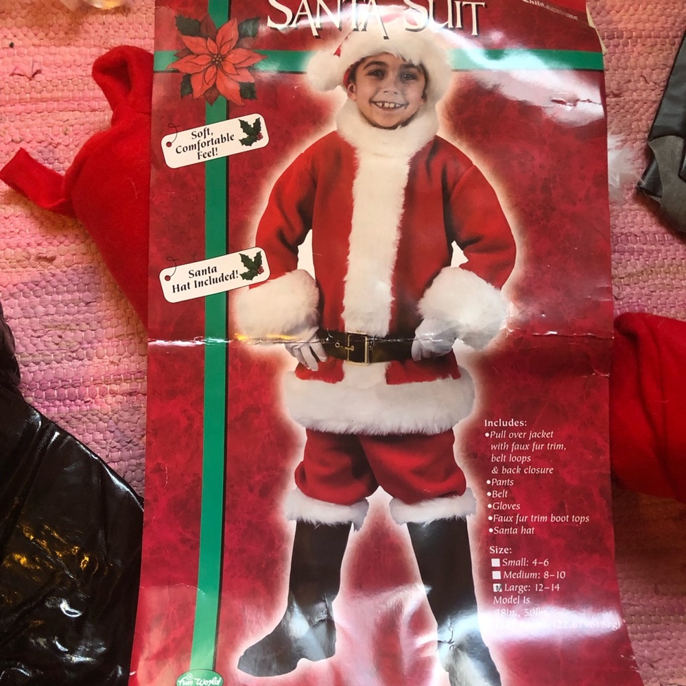 Child 5-piece Santa suit